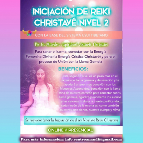 CURSO DE INICIACIÓN ENERGÍA CHRISTAVÉ NIVEL - 2 PRESENCIAL