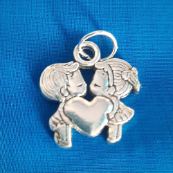 COLGANTE LLAMAS GEMELAS