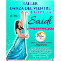 TALLER DE DANZA DEL VIENTRE EGIPCIA ESTILO SAIDI