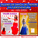OFERTA PACK 2 TALLERES DE DANZA DEL VIENTRE EN FUERTEVENTURA