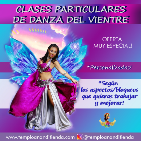CLASES PARTICULARES Y PERSONALIZADAS DE DANZA DEL VIENTRE EGIPCIA A DOMICILIO