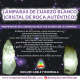 LÁMPARA DE CUARZO BLANCO