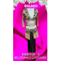VESTIDO DE DANZA DEL VIENTRE MODELO "GOLDEN"