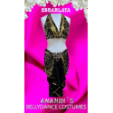 VESTIDO DE DANZA DEL VIENTRE MODELO "ESCARLATA"