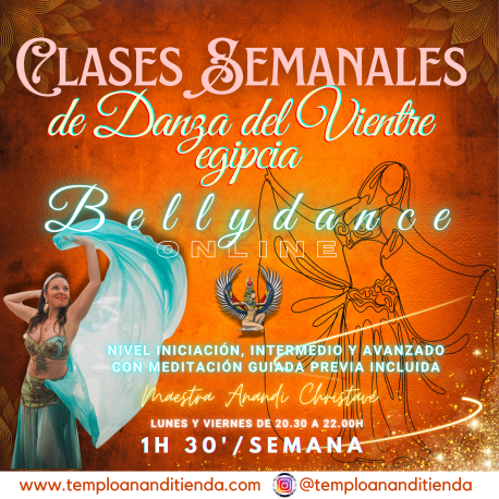CLASES SEMANALES DE DANZA DEL VIENTRE EGIPCIA