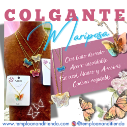 COLGANTE "MARIPOSA" ARCOÍRIS