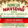 BONO DE 3 CLASES SEMANALES COMBINADAS + 1 SESIÓN DE REIKI CHRISTAVÉ (online) DE REGALO!