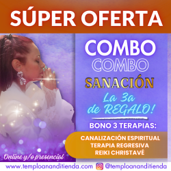 SÚPER OFERTA COMBO SANACIÓN 3 SESIONES DE TERAPIA (Presencial)
