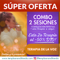 SÚPER COMBO SANACIÓN 2 SESIONES DE TERAPIA (Online)
