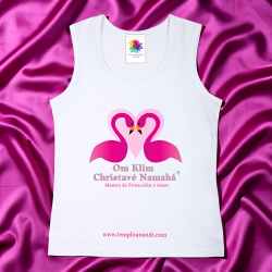 CAMISETA CON EL MANTRA "OM KLIM CHRISTAVÉ NAMAHÁ"