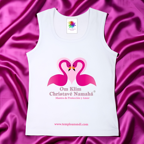 CAMISETA CON EL MANTRA "OM KLIM CHRISTAVÉ NAMAHÁ"