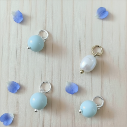 COLGANTES PIEDRA LARIMAR