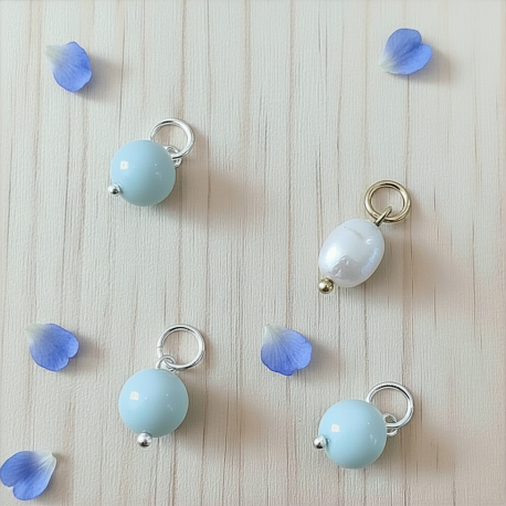 COLGANTES PIEDRA LARIMAR