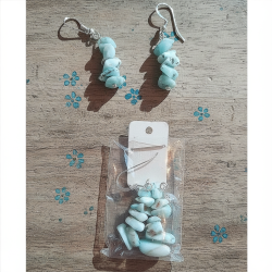 PENDIENTES PIEDRA LARIMAR