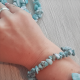 PULSERA PIEDRA LARIMAR fina