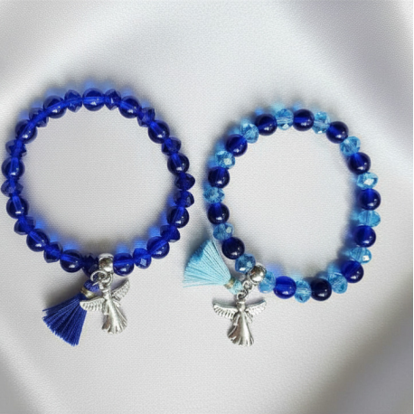 PULSERAS MALA-HINDÚ CON ARCÁNGEL