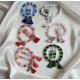CONJUNTO PULSERA + PENDIENTE MALA HINDÚ 