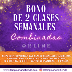 BONO DE 2 CLASES SEMANALES COMBINADAS