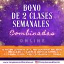 BONO DE 2 CLASES SEMANALES COMBINADAS