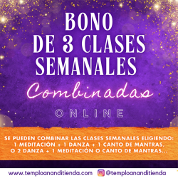 BONO DE 3 CLASES SEMANALES COMBINADAS 