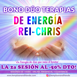 BONO (Presencial) 2 SESIONES DE ENERGÍA CHRISTAVÉ, LA 2ª SESIÓN AL -50% DTO!