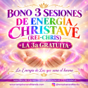 BONO (a distancia) 3 SESIONES DE ENERGÍA CHRISTAVÉ, LA 3ª SESIÓN GRATUITA!