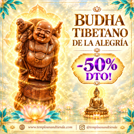 BUDA TIBETANO DE LA ALEGRÍA AL -50% DTO!