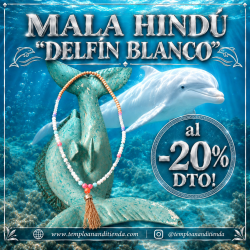 MALA HINDÚ "DELFÍN BLANCO"
