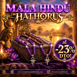 MALA HINDÚ "HATHORUS" VIOLETA