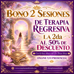 BONO (Online) 2 SESIONES TERAPIA REGRESIVA, LA 2ª SESIÓN AL -50% DTO!