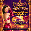 2 CLASES PERSONALIZADAS DE DANZA DEL VIENTRE EGIPCIA + 1 PAÑUELO DE DANZA DEL VIENTRE DE REGALO!